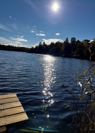 En bild på Vaxsjön i Skåne